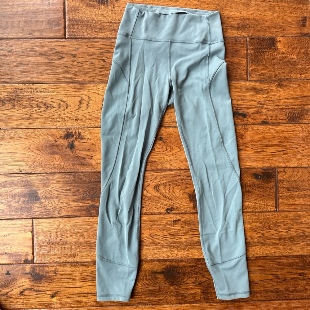 Blue Lululemon leggings